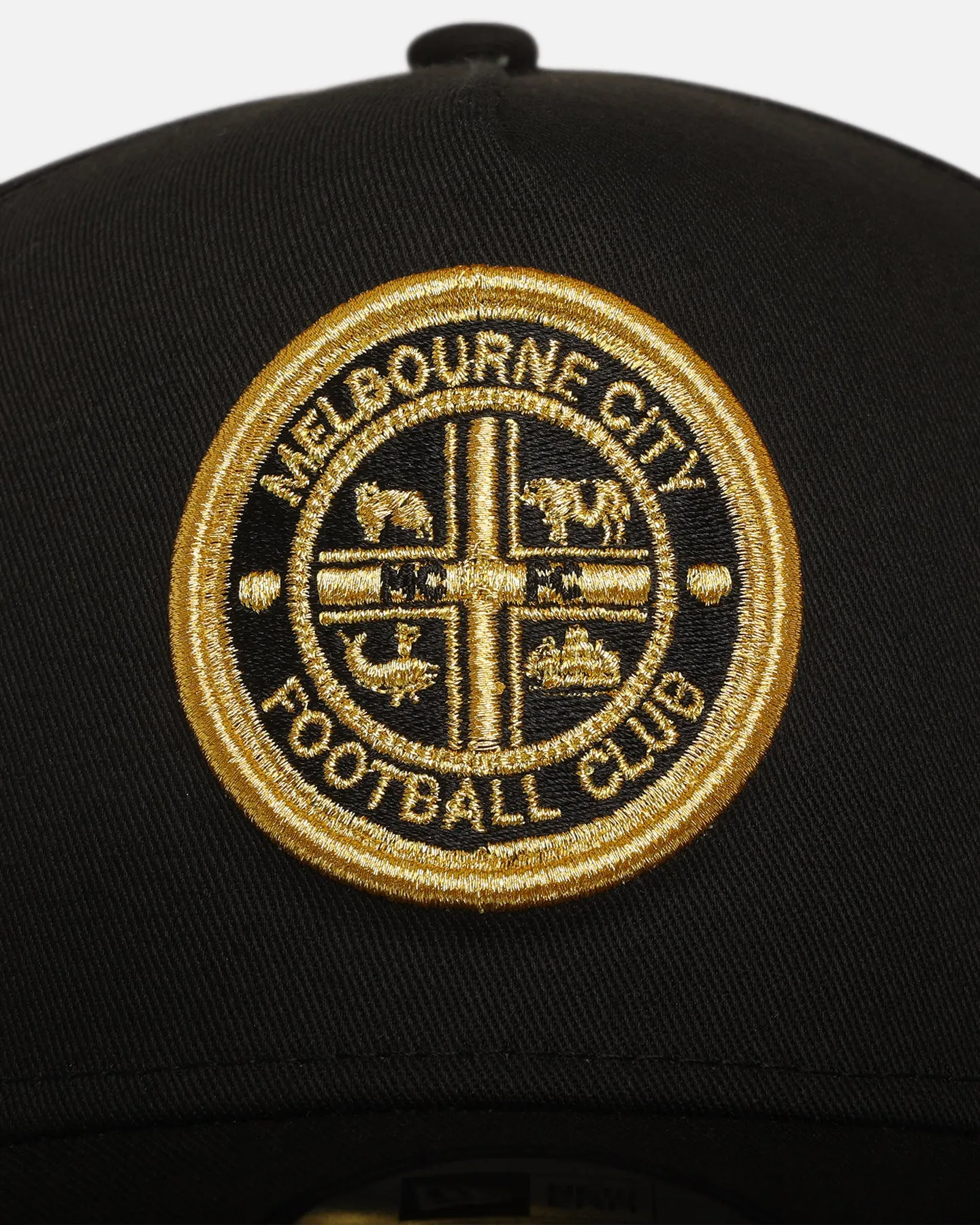 New Era Melbourne City FC 'A-League Exculsive' 9FORTY A-Frame Snapback Black/Gold