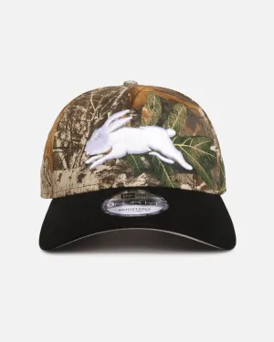 New Era South Sydney Rabbitohs 'NRL Real Tree' 9FORTY A-Frame Snapback Real Tree Camo