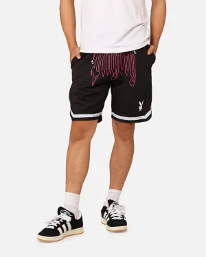 Playboy Card Shorts Black