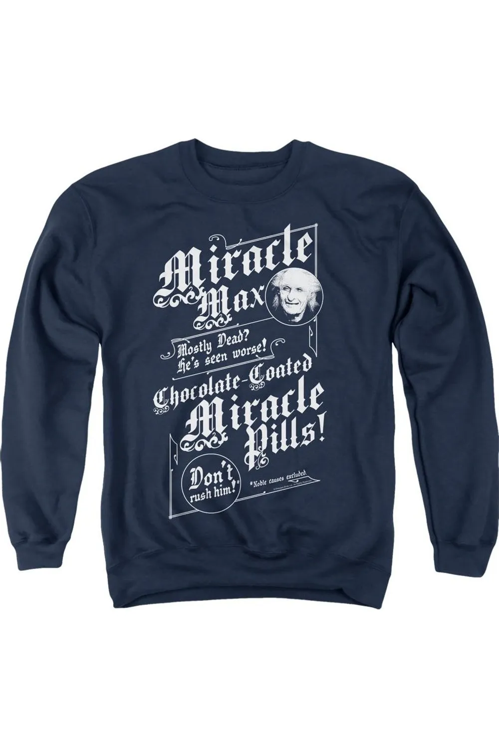 Princess Bride Miracle Max Adult Crewneck Sweatshirt