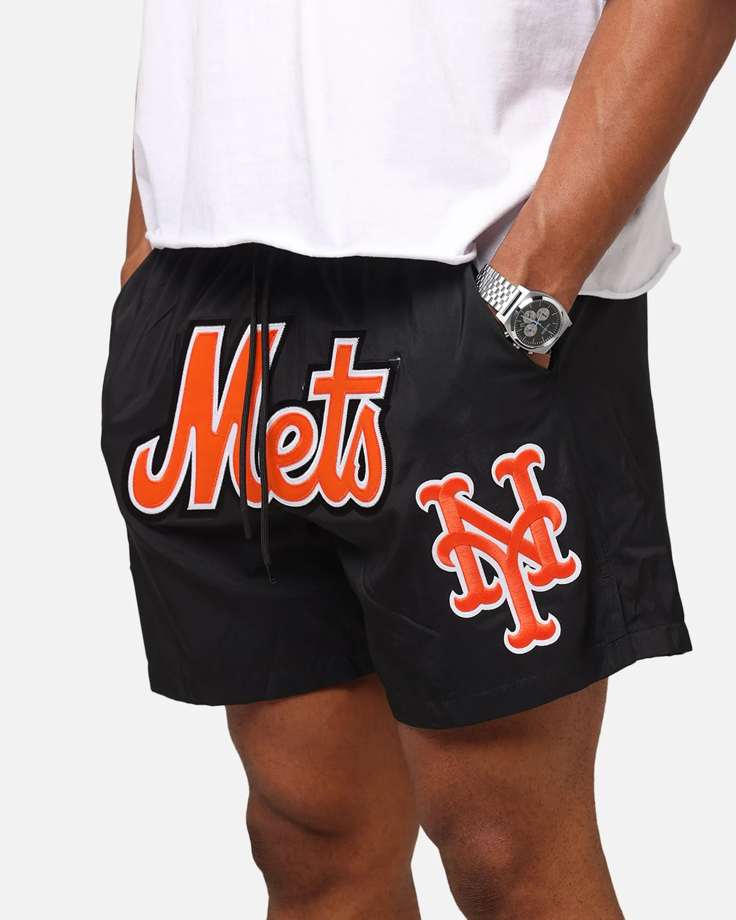 Pro Standard New York Mets Classic Woven Shorts Black