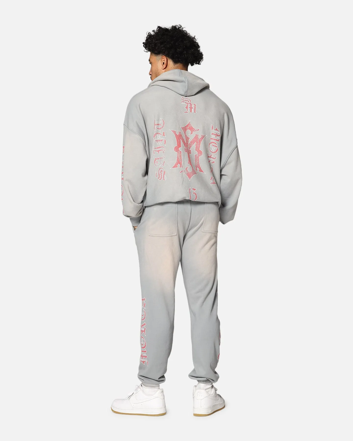 Saint Morta Hardcore Boxy Hoodie Sunfade Grey