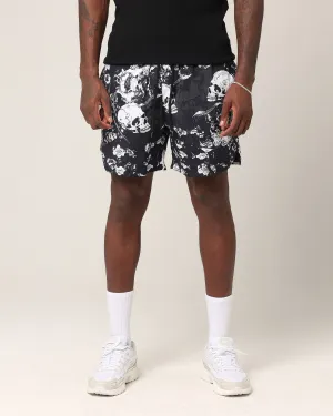 Saint Morta Undying Beach Shorts Black/White