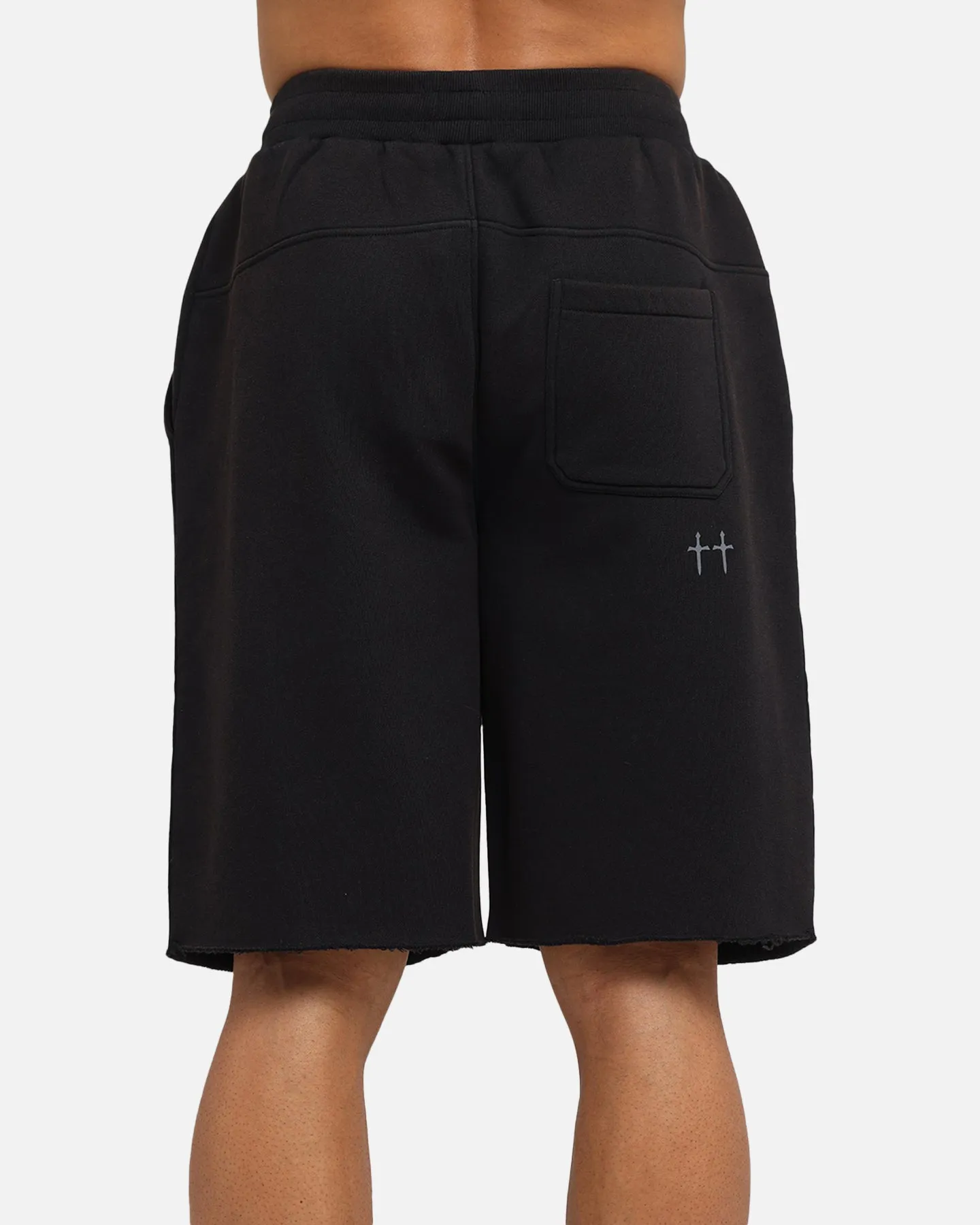 Saint Morta Vill Park Sweat Shorts Vintage Black