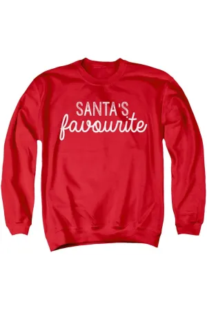 Santas Favorite This Christmas Unisex Adult Crewneck Sweatshirt Sweater