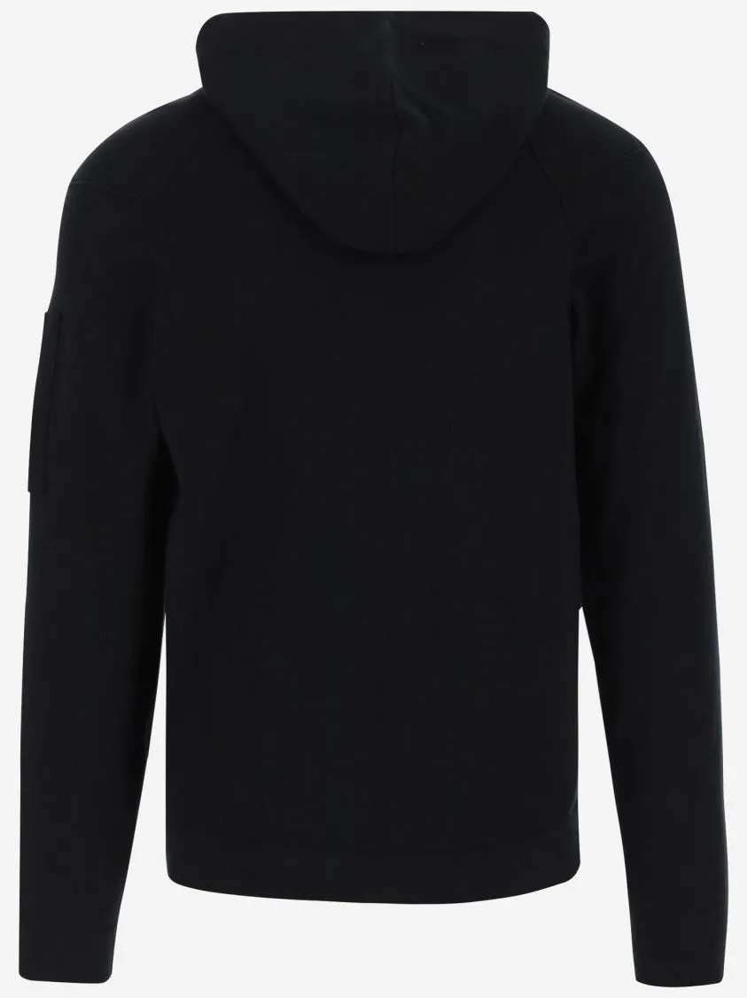Sea Island Cotton Sweatshirt With Logo