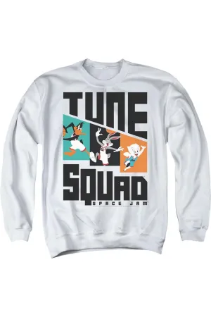 Space Jam 2 Tune Squad Pattern Characters Adult Crewneck Sweatshirt