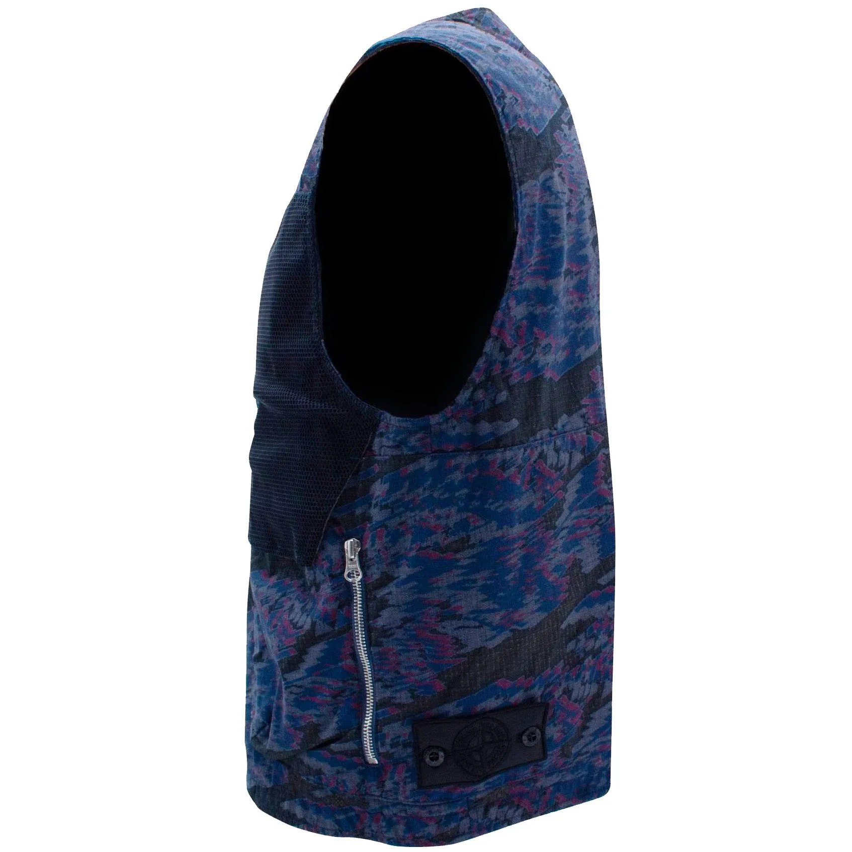 Stone Island Shadow Project Blue Utility Vest