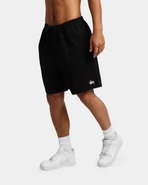 St??ssy Brushed Beach Shorts Black
