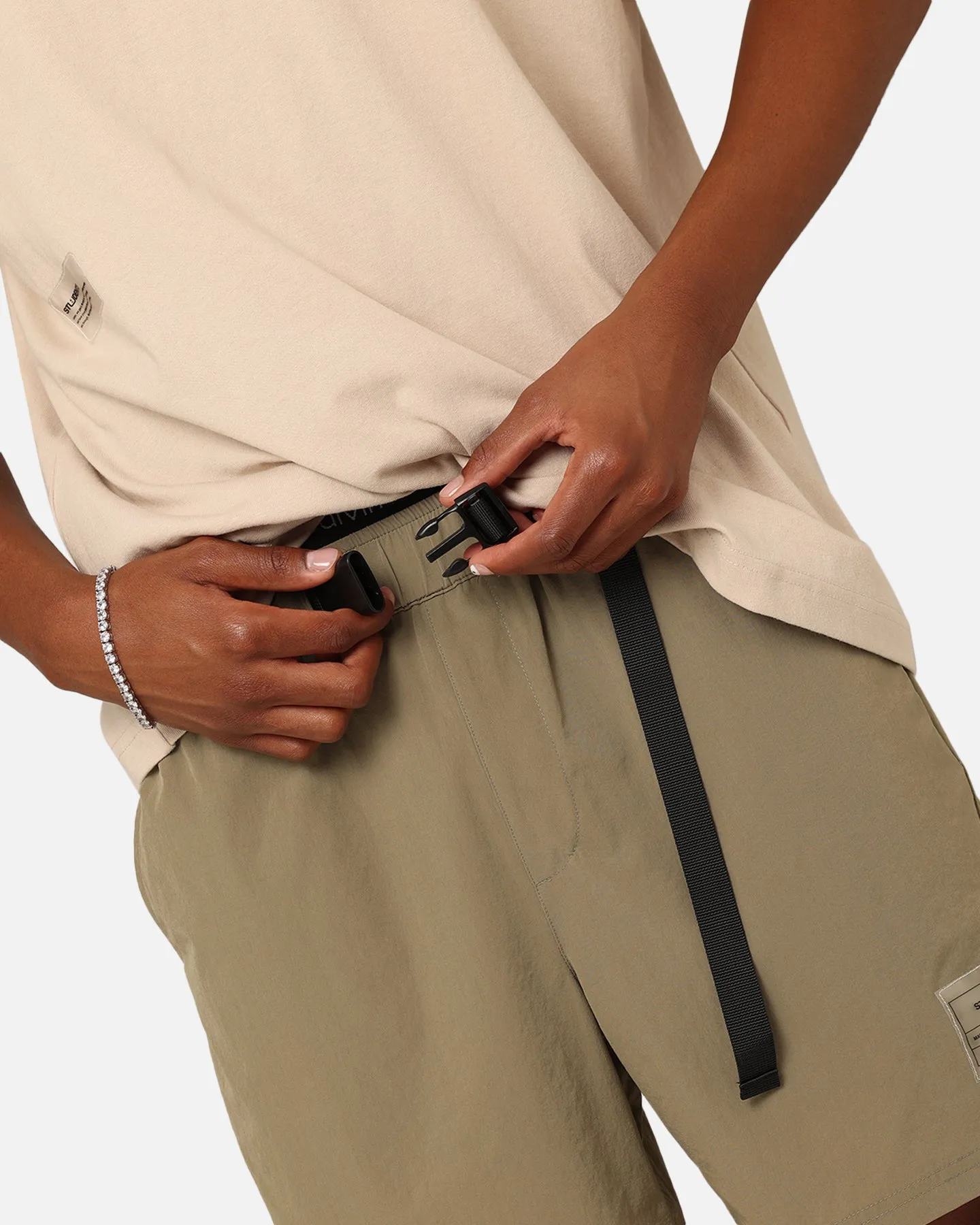 Students Golf Caldwell Nylon Shorts Kelp
