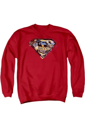 Superman American Way Adult Crewneck Sweatshirt
