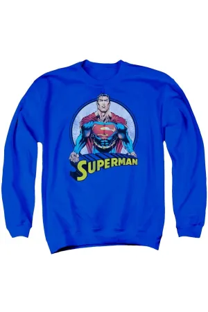 Superman Flying High Again Adult Crewneck Sweatshirt