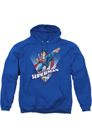 Superman Looks Like A Job For Adult Pull Over Hoodie / Hooded Sweatshirt