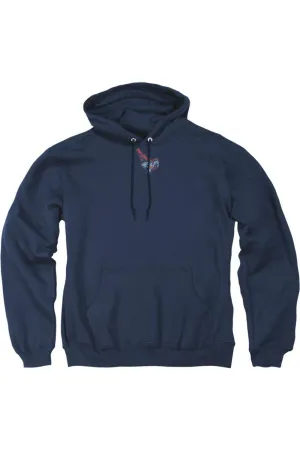 Superman Scribble & Soar Adult Pull Over Hoodie / Hooded Sweatshirt