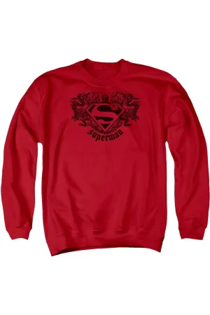 Superman Superman Dragon Adult Crewneck Sweatshirt