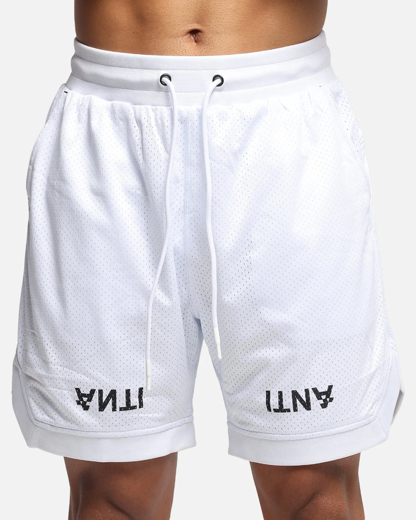 The Anti Order Post Season Basketball Shorts White/Black