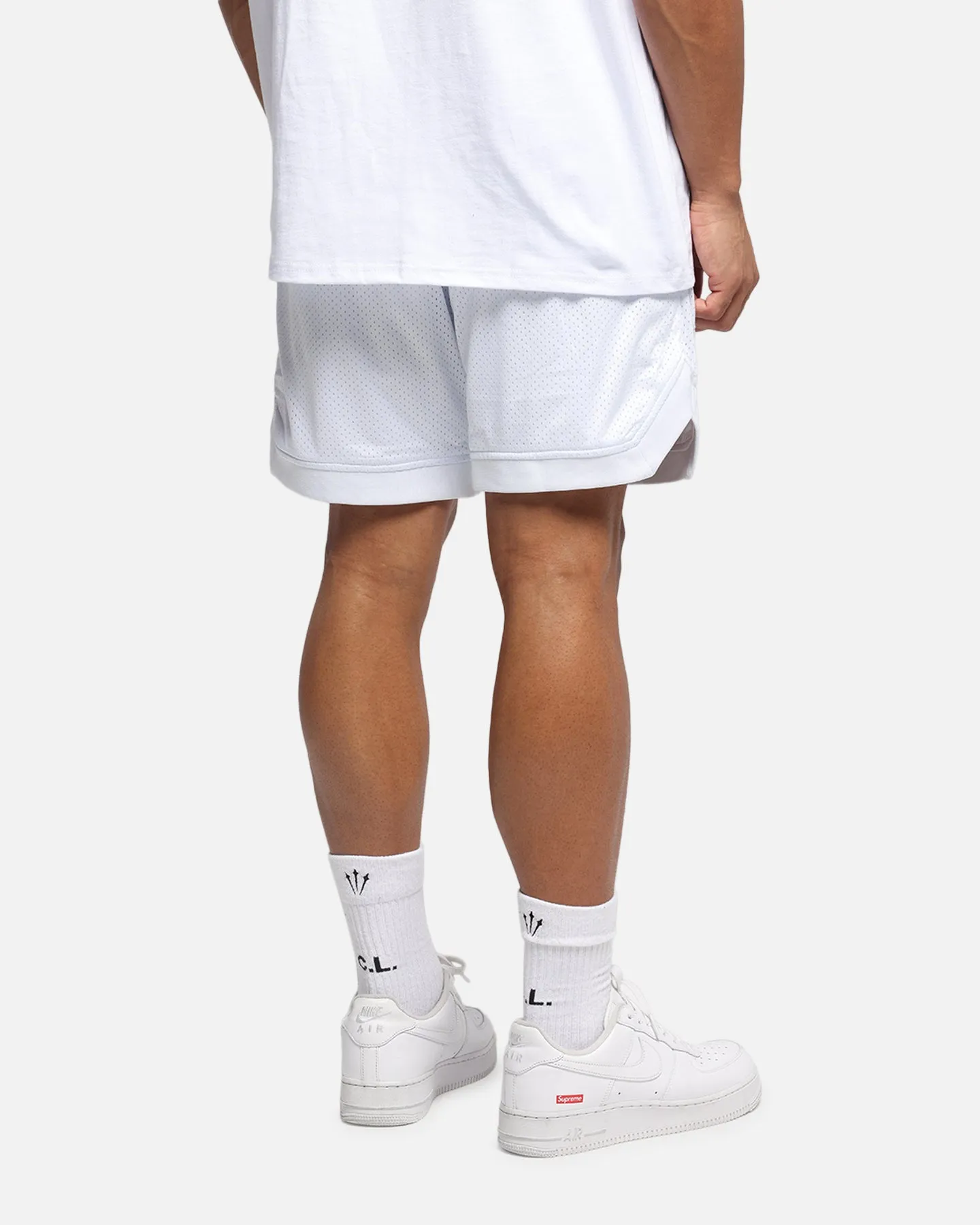 The Anti Order Post Season Basketball Shorts White/Black