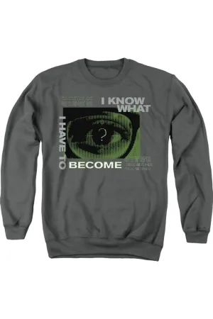 The Batman Become The Riddler Adult Crewneck Sweatshirt