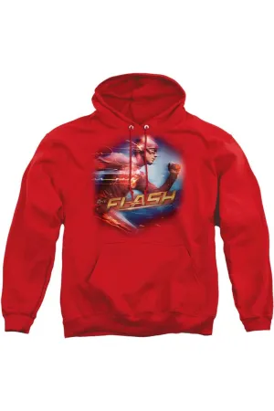The Flash Fastest Man Adult Pull Over Hoodie / Hooded Sweatshirt