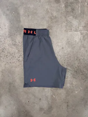 Under Armour Vanish Woven Short - Grey / Fire