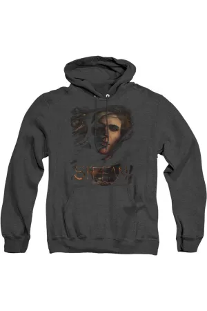 Vampire Diaries Stefan Smokey Veil Adult Heather Hoodie / Hooded Sweatshirt