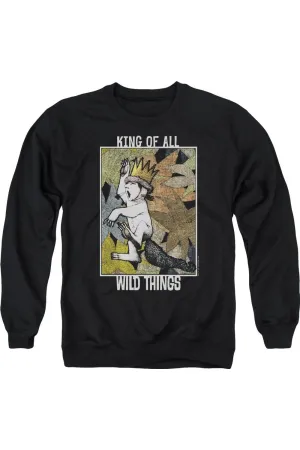 Where The Wild Things Are King Of All Wild Things Adult Crewneck Sweatshirt