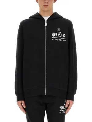 Zip-Up Black Hoodie